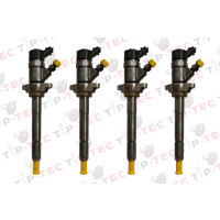 4x Injektor Einspritzdüse Bosch 0445110239 Citroen Fiat Ford Peugeot 3M5Q 9F593HB